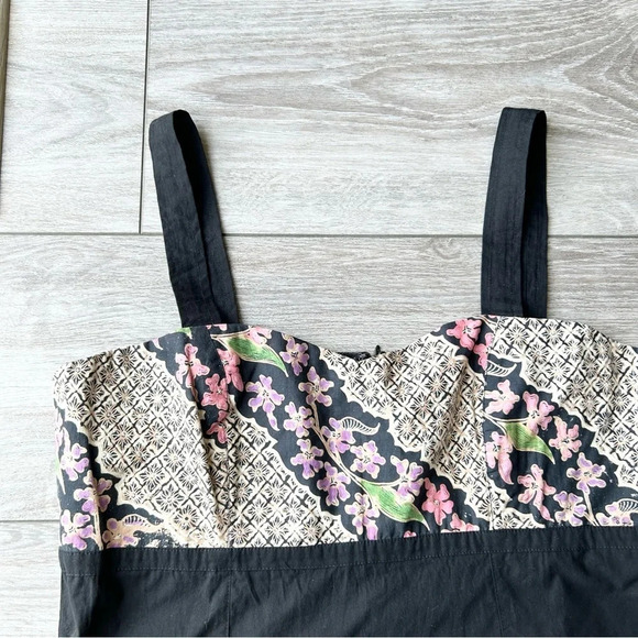 NWT Vintage  Maggie Walt Straps Black Batik Antika Tunic - Picture 5 of 14